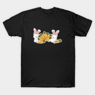 Cute Cats and Easter Day Sticker T-Shirt